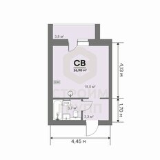 Квартира 26,9 м², студия - изображение 2