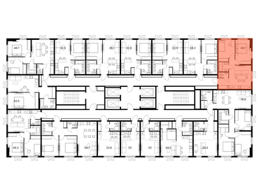 63,7 м², 2-комнатная квартира 10 000 000 ₽ - изображение 93