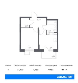 33,1 м², 1-комнатная квартира 7 312 971 ₽ - изображение 8