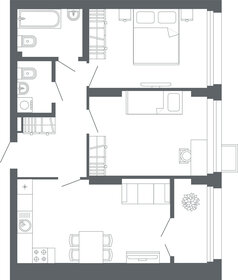 70,6 м², 2-комнатная квартира 11 360 000 ₽ - изображение 75
