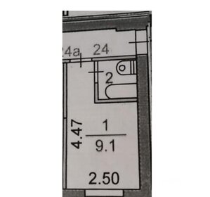 Квартира 11,1 м², студия - изображение 5