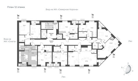 Квартира 38 м², студия - изображение 2