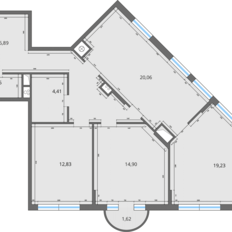 Квартира 92,7 м², 4-комнатная - изображение 4