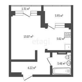 Квартира 33 м², студия - изображение 1