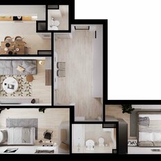 Квартира 78,9 м², 3-комнатная - изображение 3