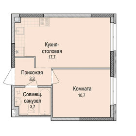 39,5 м², 1-комнатная квартира 3 800 000 ₽ - изображение 19