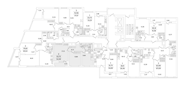 Квартира 54,5 м², 2-комнатная - изображение 2