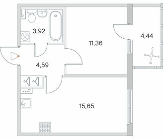 36,3 м², 1-комнатная квартира 7 047 398 ₽ - изображение 15