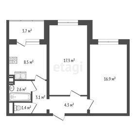 58,1 м², 2-комнатная квартира 5 790 000 ₽ - изображение 47