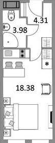 33 м², апартаменты-студия 6 500 000 ₽ - изображение 75