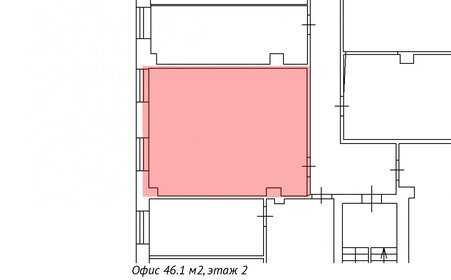 45,3 м², офис 44 847 ₽ в месяц - изображение 25