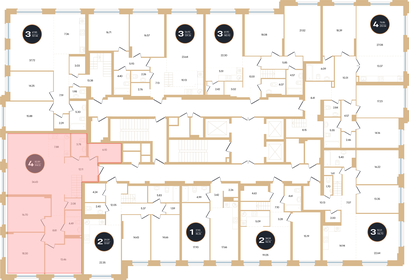 Квартира 194,1 м², 4-комнатная - изображение 2