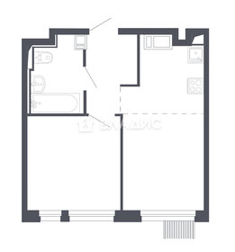 Квартира 34 м², 2-комнатная - изображение 1