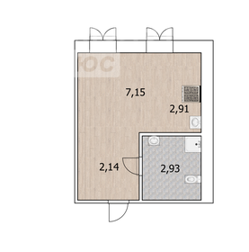 13 м², квартира-студия 2 250 000 ₽ - изображение 43