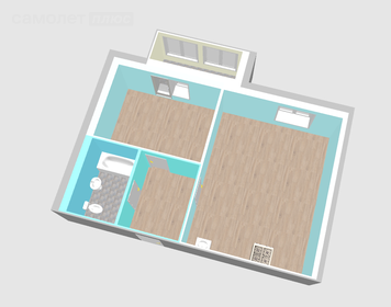 38,5 м², 2-комнатная квартира 4 000 000 ₽ - изображение 58