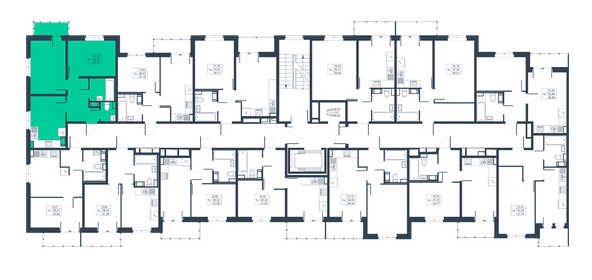 57,3 м², 2-комнатная квартира 7 728 750 ₽ - изображение 52