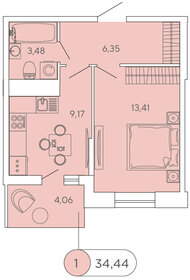 33,2 м², 1-комнатная квартира 6 450 000 ₽ - изображение 87