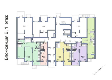45 м², 1-комнатная квартира 3 800 000 ₽ - изображение 78