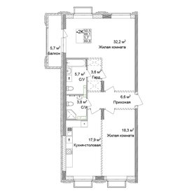 72 м², 2-комнатная квартира 20 000 000 ₽ - изображение 84