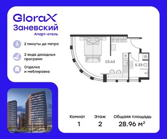 29,9 м², апартаменты-студия 7 959 999 ₽ - изображение 16