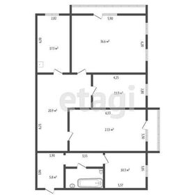 Квартира 83,1 м², 3-комнатная - изображение 4