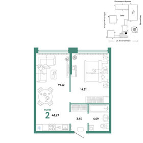 41,3 м², 2-комнатная квартира 6 790 000 ₽ - изображение 28