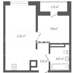 Квартира 33,8 м², 1-комнатная - изображение 1