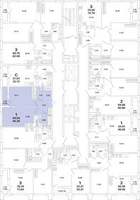 Квартира 45,3 м², 1-комнатная - изображение 2