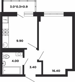 38,1 м², 1-комнатная квартира 4 200 000 ₽ - изображение 12