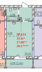 Квартира 30,2 м², студия - изображение 1