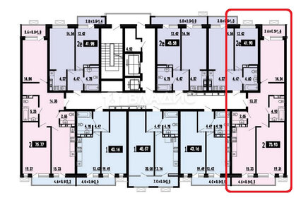 Квартира 69,6 м², 2-комнатная - изображение 2