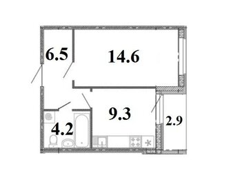 41 м², 1-комнатная квартира 6 552 000 ₽ - изображение 102