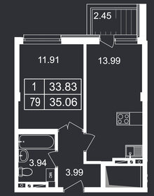 79 м², 2-комнатная квартира 6 900 000 ₽ - изображение 59