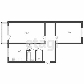 Квартира 53 м², 2-комнатная - изображение 1