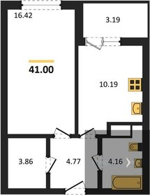 36 м², 1-комнатная квартира 3 700 000 ₽ - изображение 50