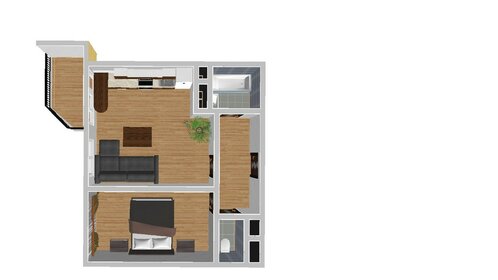 Квартира 40 м², 2-комнатная - изображение 2