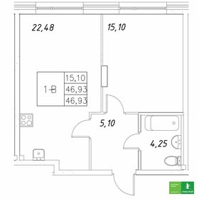 40,6 м², 2-комнатная квартира 5 500 000 ₽ - изображение 86