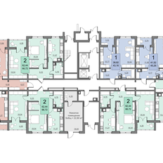 Квартира 62,4 м², 2-комнатная - изображение 3