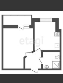 Квартира 34,4 м², 1-комнатная - изображение 3