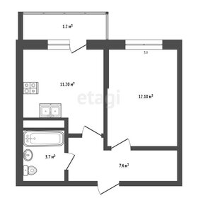 Квартира 38 м², 1-комнатная - изображение 1