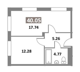 25,5 м², 1-комнатные апартаменты 6 100 000 ₽ - изображение 16