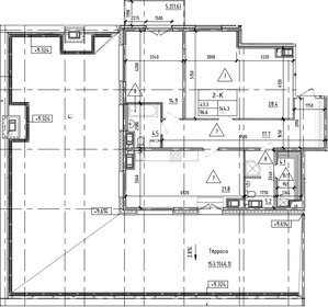 Квартира 144,3 м², 2-комнатная - изображение 1