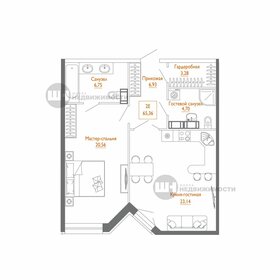 Квартира 64 м², 2-комнатная - изображение 1