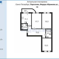 Квартира 81,9 м², 3-комнатная - изображение 4