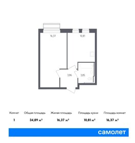 45 м², 1-комнатная квартира 5 600 000 ₽ - изображение 48