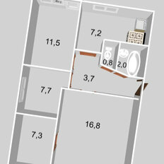 Квартира 58,4 м², 4-комнатная - изображение 5