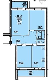 Квартира 80,4 м², 3-комнатная - изображение 1