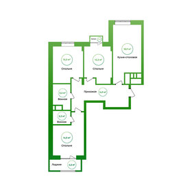 Квартира 85,8 м², 3-комнатная - изображение 1