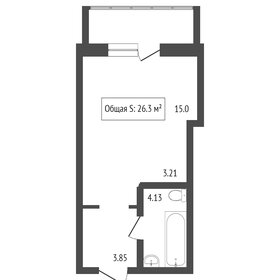 27,4 м², квартира-студия 3 550 000 ₽ - изображение 21