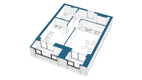 27,6 м², 1-комнатная квартира 4 350 000 ₽ - изображение 15